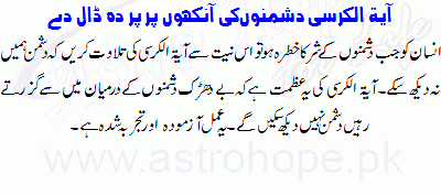 Ayat-ul-Qursi ki Fazilat